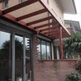 Pergolato in Plexiglas e Legno